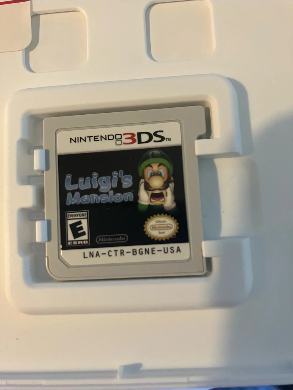 Nintendo Luigi's Mansion 3DS Game with Green Luigi Artwork
